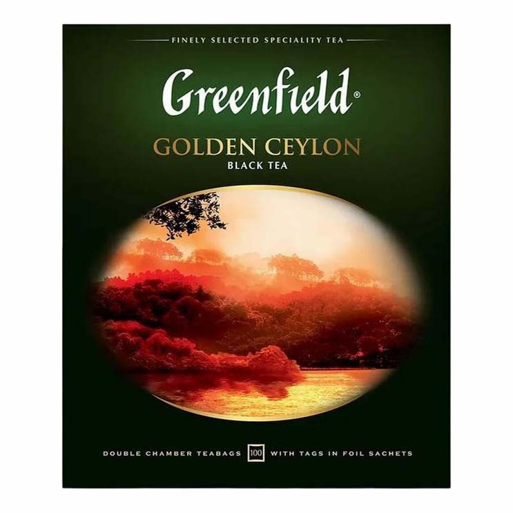 

Чай черный Greenfield Golden Ceylon в пакетиках 2 г х 100 шт