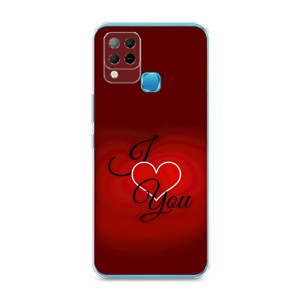 

Чехол Awog на Infinix HOT 10S "I love you 3", Разноцветный, 3100250-6