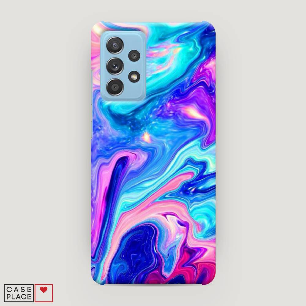 

Пластиковый чехол "Потеки краски" на Samsung Galaxy A52, 2102420-7