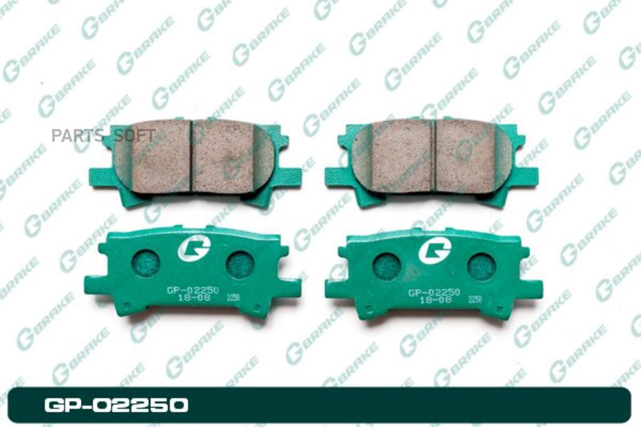 

Тормозные колодки GBRAKE GP02250