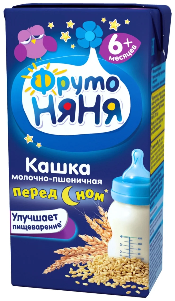 Каша ФрутоНяня пшеничная молочная с 6 месяцев 200 г