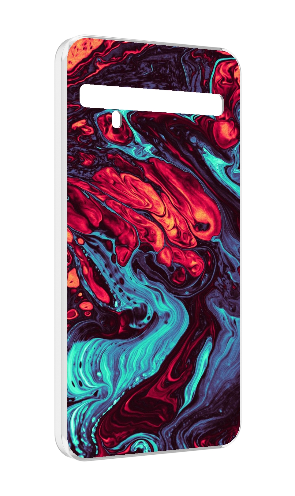 

Чехол MyPads разбавленная краска для TCL 10 Pro / TCL 10 + Plus, Прозрачный, Tocco