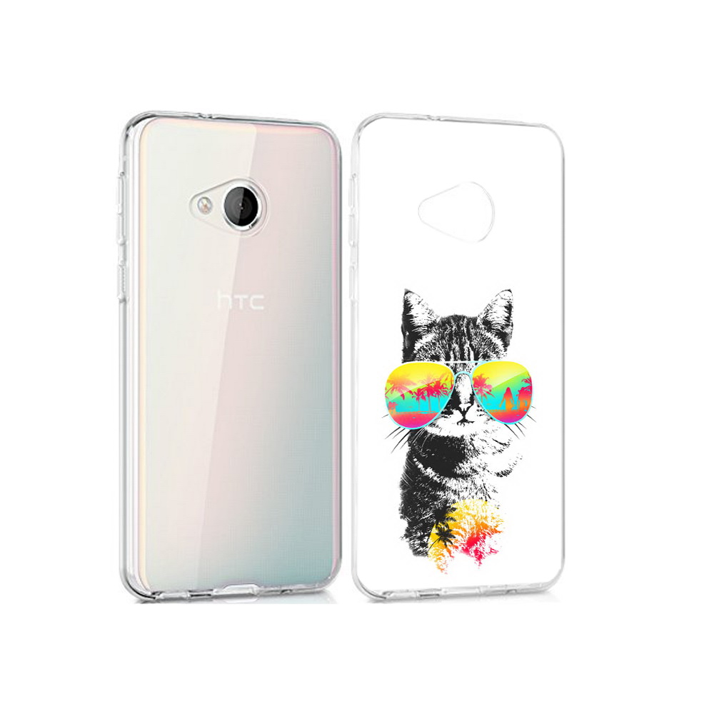 

Чехол MyPads Tocco для HTC U Play крутой кот, Прозрачный, Tocco