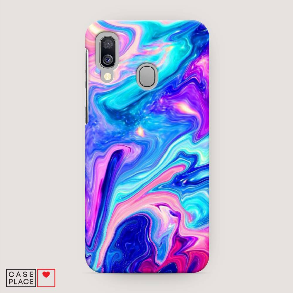 

Пластиковый чехол "Потеки краски" на Samsung Galaxy A40