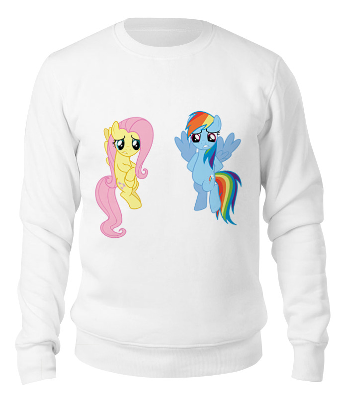 

Свитшот унисекс Printio My little pony friendship is magic белый L, My little pony friendship is magic