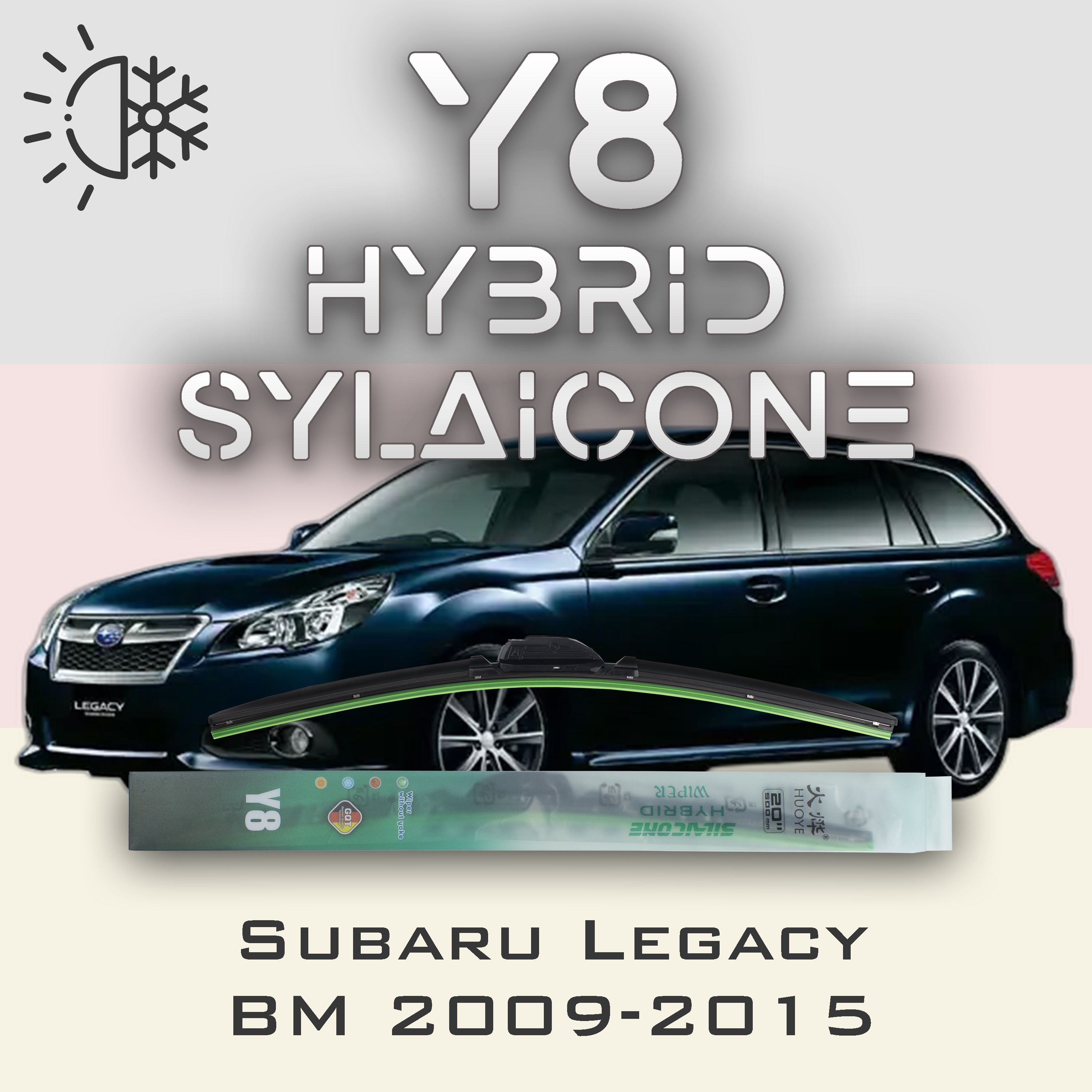 

Комплект щеток стеклоочистителя HUOYE Y8-Subaru Outback BR\B14 2009-2015, Y8