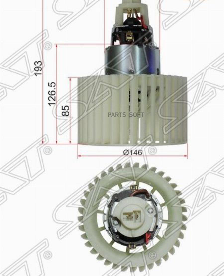 

Мотор Отопителя Салона Audi 100 90-94/Audi A6 94-97 Sat арт. ST-4A0959101A