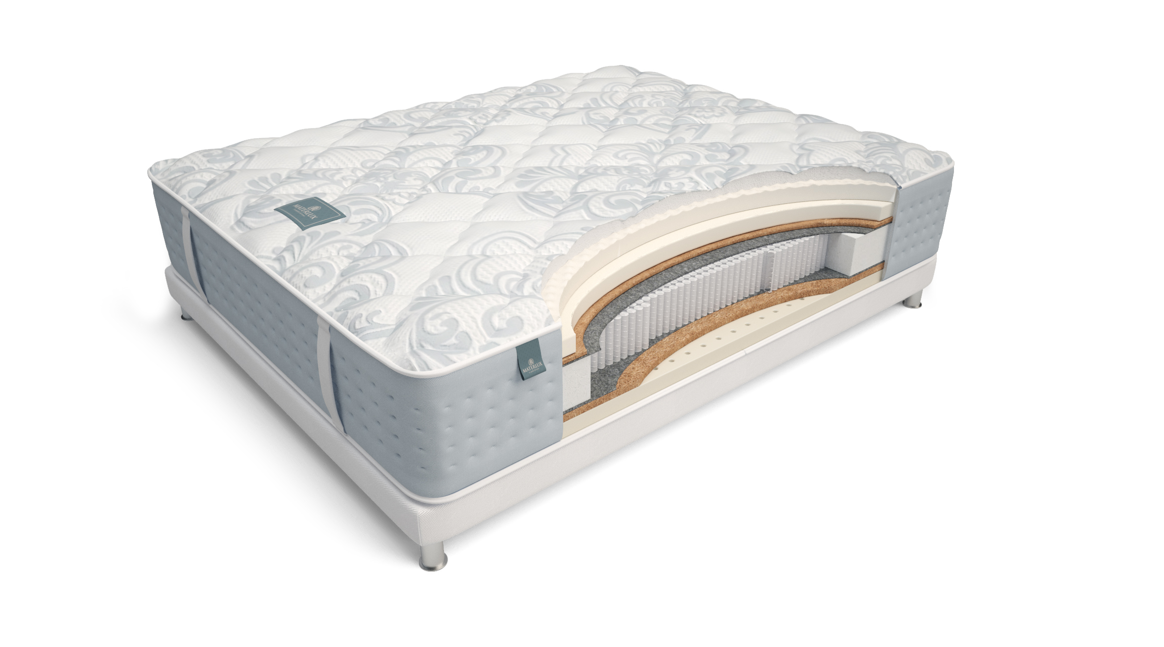 

Матрас Materlux Monika 160х190, Белый, Monika
