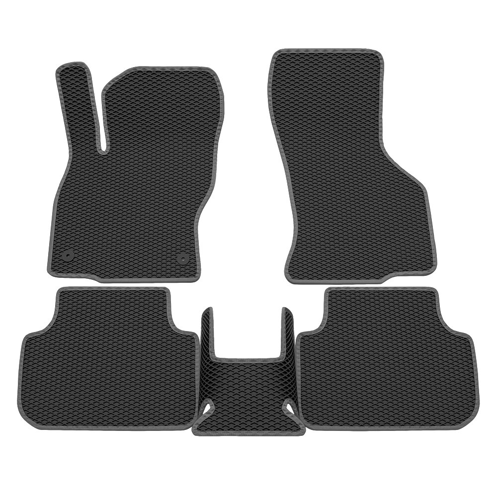 

Коврики в салон EVA VW Jetta (20-Н.В.) Серый кант,