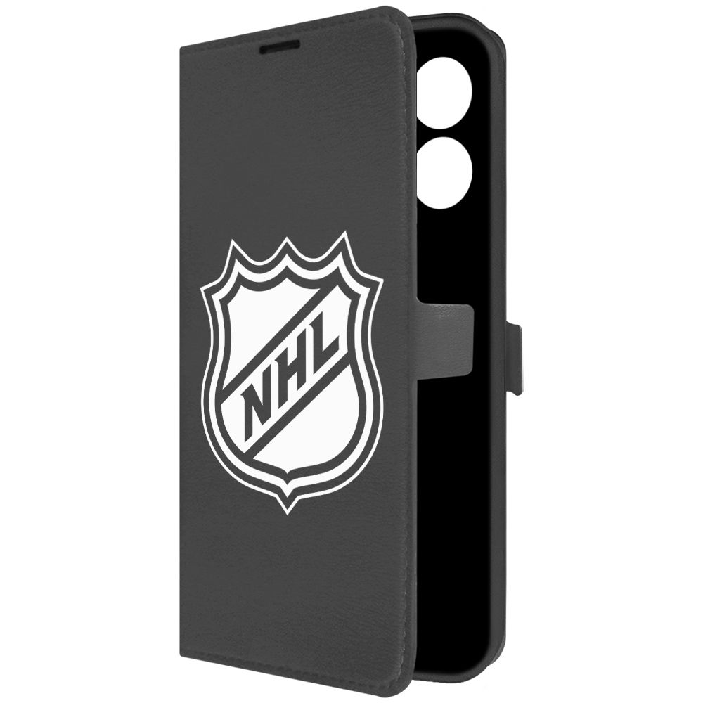 

Чехол-книжка Krutoff Eco Book для Honor X7a NHL черный