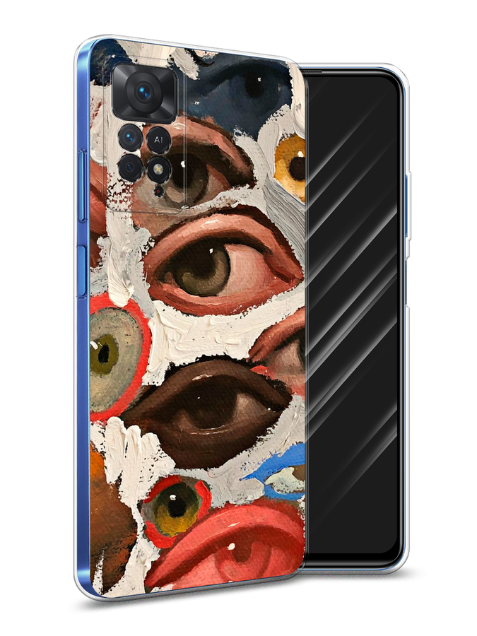 

Чехол Awog на Xiaomi Redmi Note 11 Pro/11 Pro 5G/11E Pro "Глаза масляная живопись", Разноцветный, 314850-7