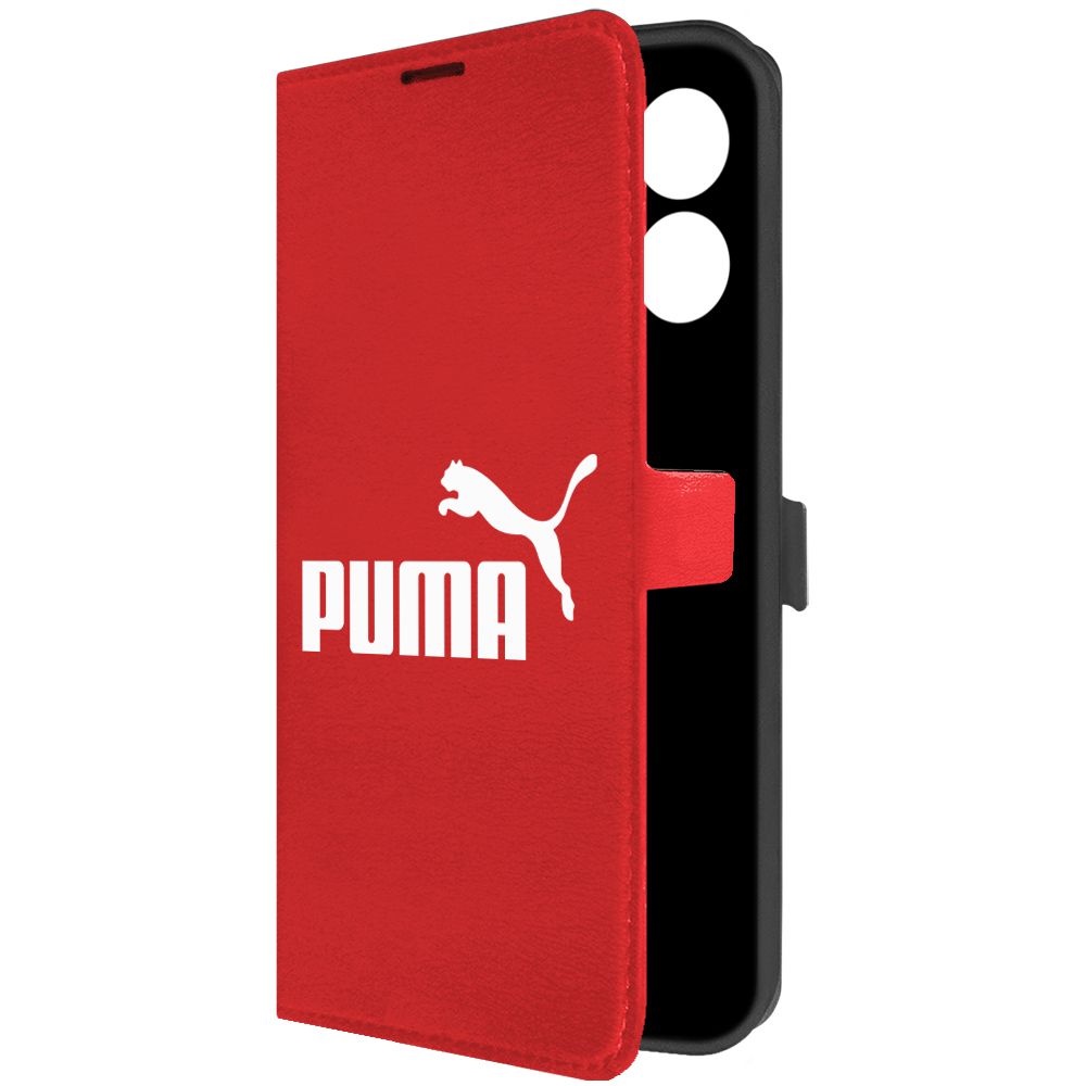 

Чехол-книжка Krutoff Eco Book для Honor X7a Puma красный