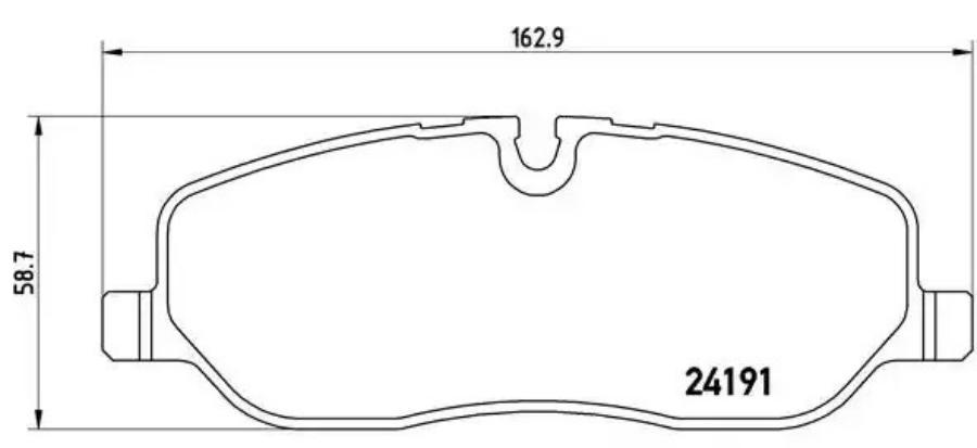 

Тормозные колодки brembo передние p44014
