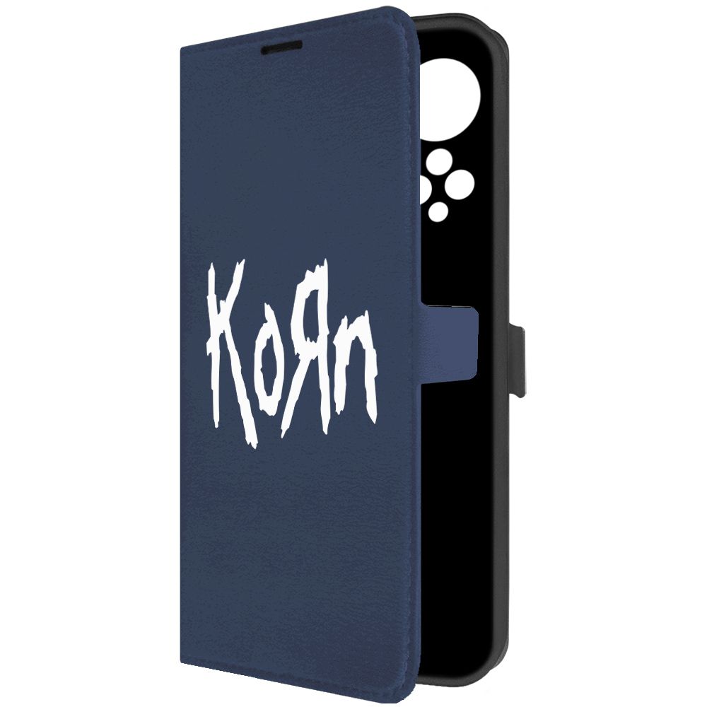 

Чехол-книжка Krutoff Eco Book для Honor X7 Korn синий