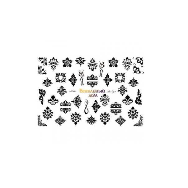 

Слайдер-дизайн Ванильный дом Вензель ч/б