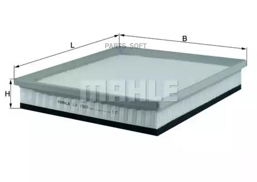 

Воздушный фильтр Mahle/Knecht lx1583