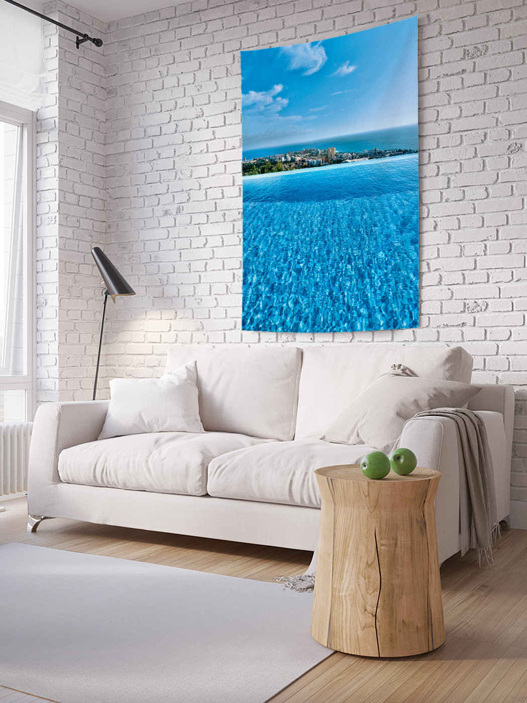 фото Вертикальное фотопанно на стену joyarty "морской бассейн", 100x150 см