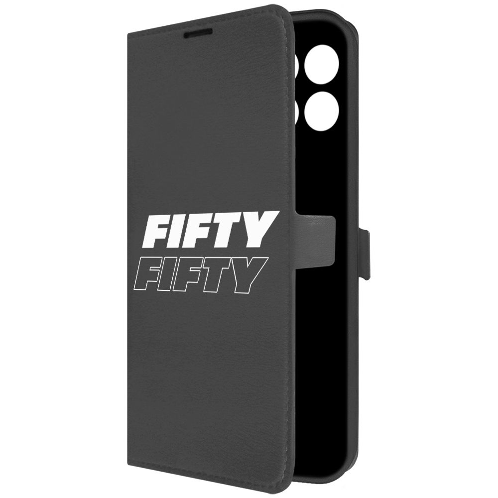 

Чехол-книжка Krutoff Eco Book для Honor X6a Fifty Fifty (Фифти-Фифти) (черный)