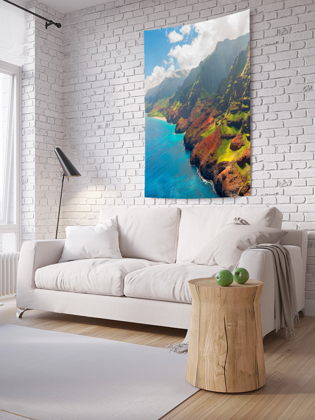 

Вертикальное фотопанно на стену JoyArty Берег в горах 100x150 см, Берег в горах