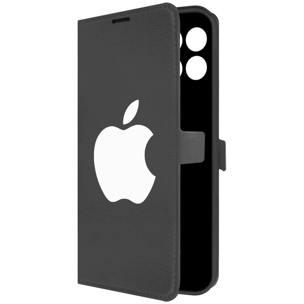 

Чехол-книжка Krutoff Eco Book для Honor X6a Apple черный