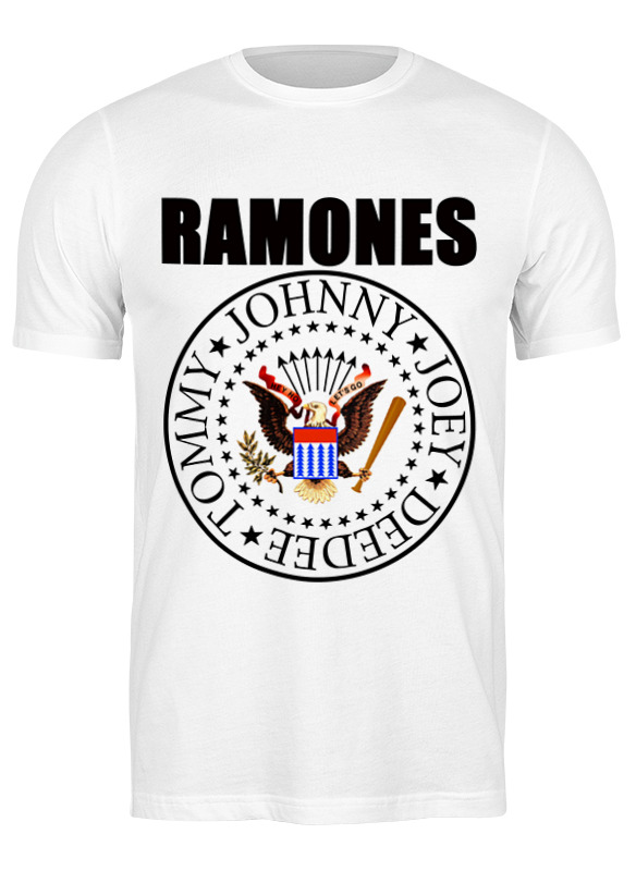 

Футболка мужская Printio Ramones белая 3XL, Белый, Ramones