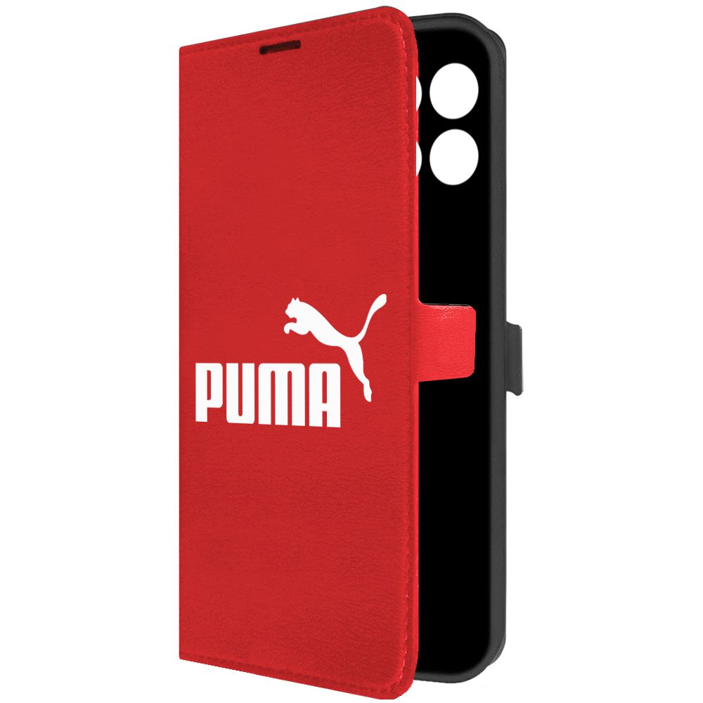 

Чехол-книжка Krutoff Eco Book для Honor X6a Puma красный