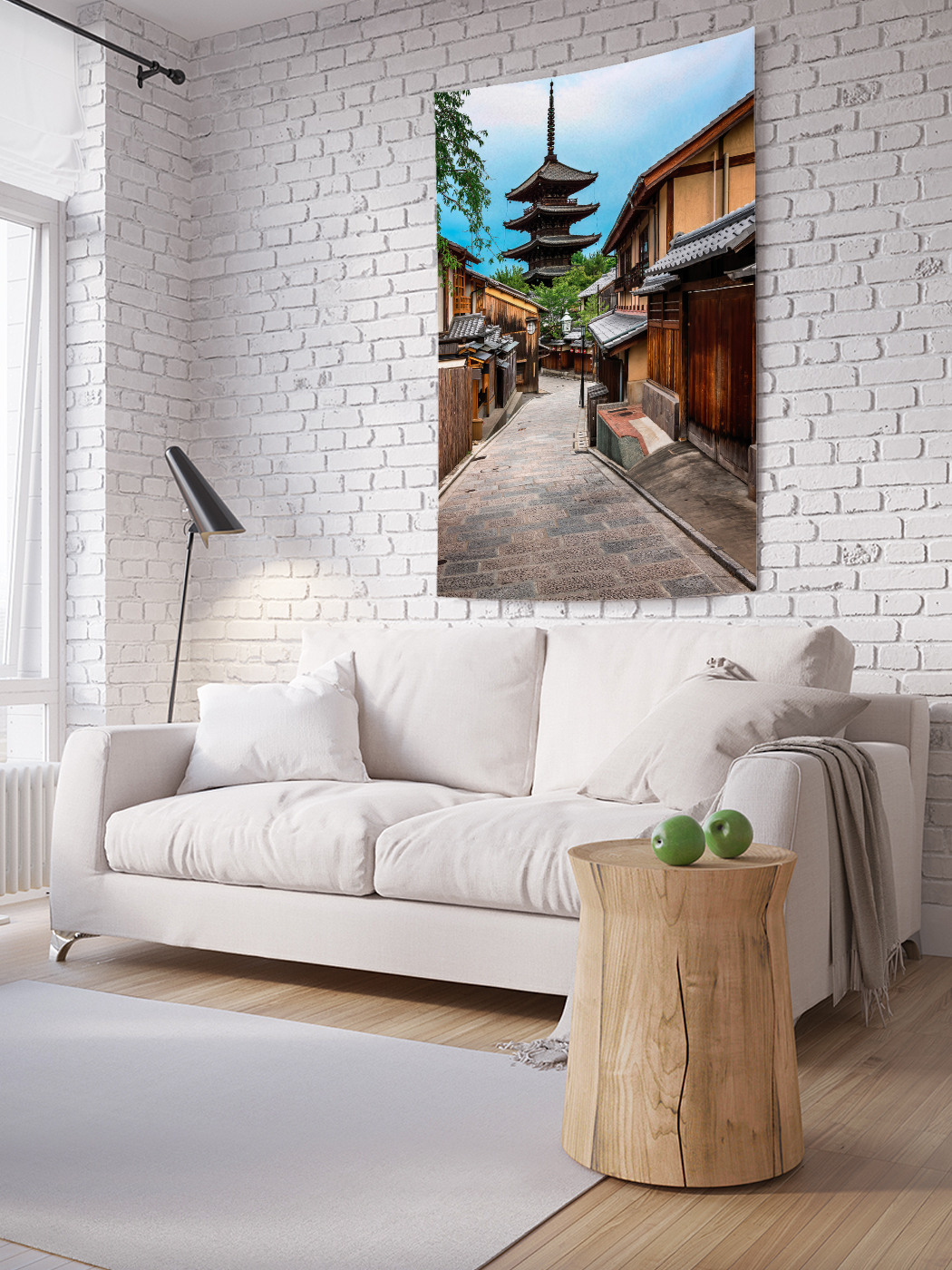 

Вертикальное фотопанно на стену JoyArty Храмовая улица 100x150 см, Храмовая улица