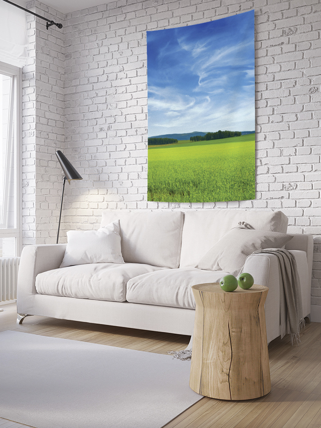 

Вертикальное фотопанно на стену JoyArty Солнечное поле 100x150 см, Солнечное поле