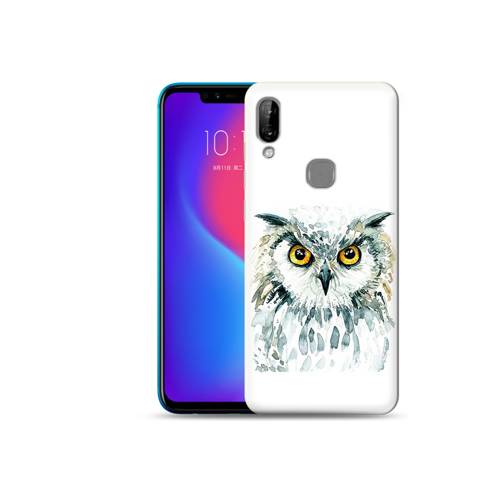 

Чехол MyPads Tocco для Lenovo S5 Pro Серьезная сова, Прозрачный, Tocco