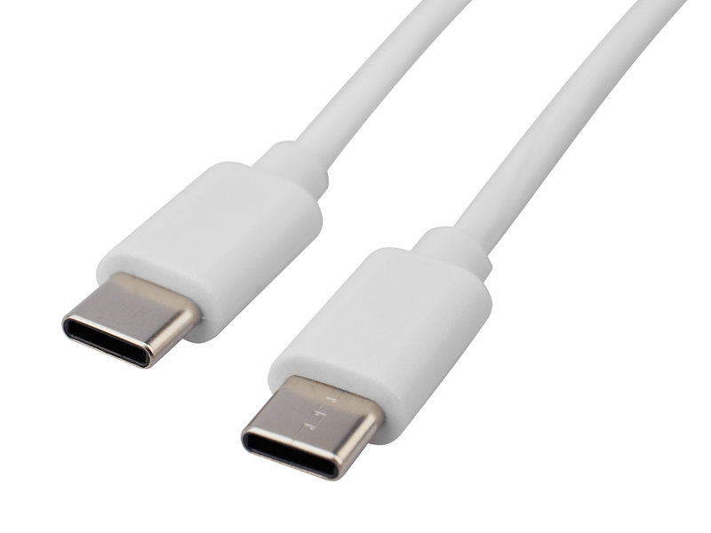 

Кабель Type-C - Type-C, 3 А, 1 м, белый