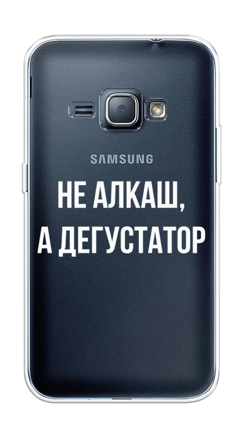 

Чехол на Samsung Galaxy J1 2016 "Дегустатор", Белый;бежевый, 22150-6