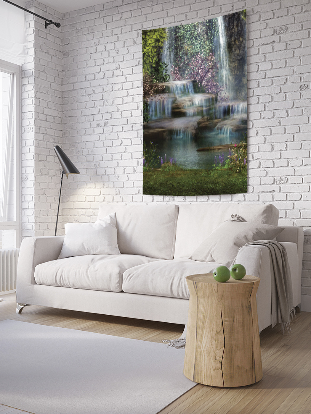 

Вертикальное фотопанно на стену JoyArty Чудный водопад 100x150 см, Чудный водопад