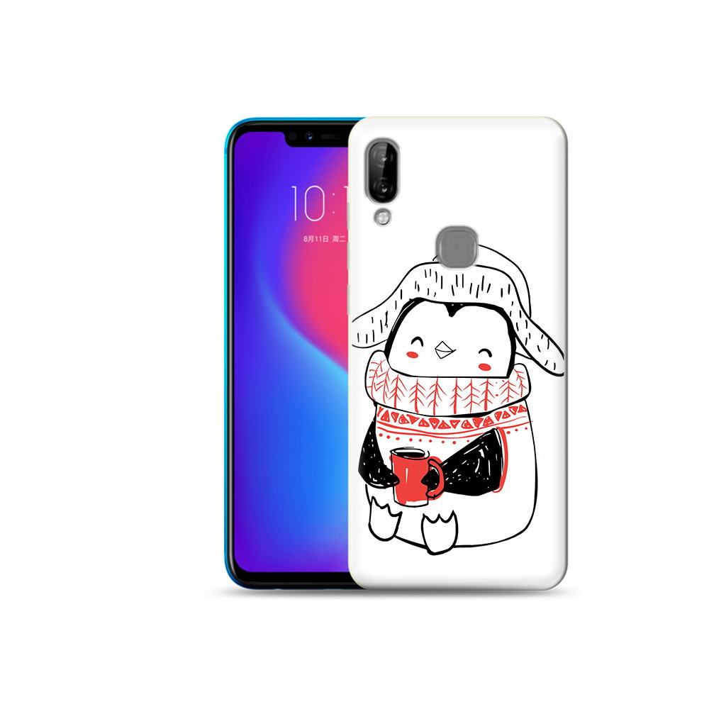 

Чехол MyPads Tocco для Lenovo S5 Pro Милый пингвин, Прозрачный, Tocco