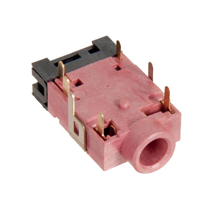 

Коннектор RocknParts ASUS AUDIO JACK 5P PINK R/A DIP Pink