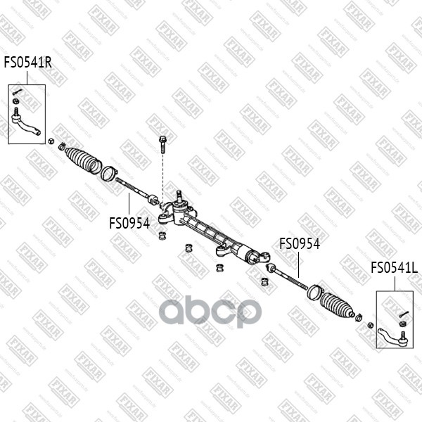 

FIXAR 'FS0541R Наконечник рулевой тяги правый 1шт