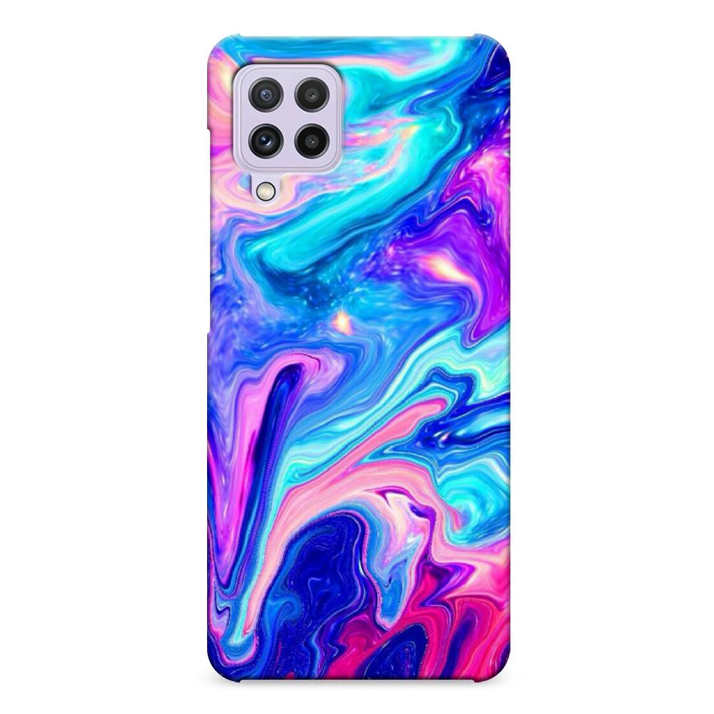 

Пластиковый чехол "Потеки краски" на Samsung Galaxy A22