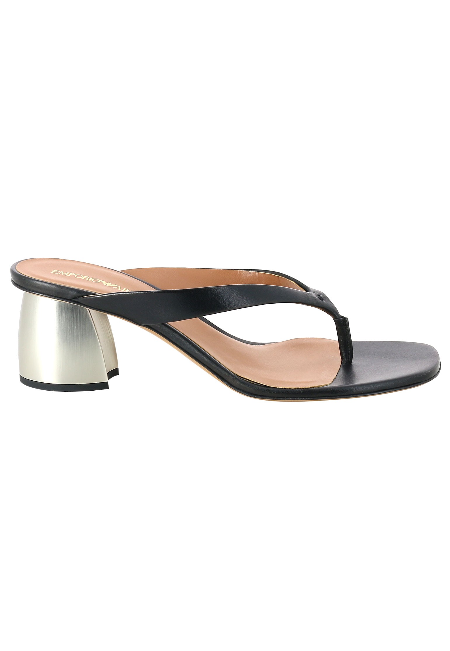 

Мюли женские Emporio Armani 126851 черные 36 EU, Черный, 126851