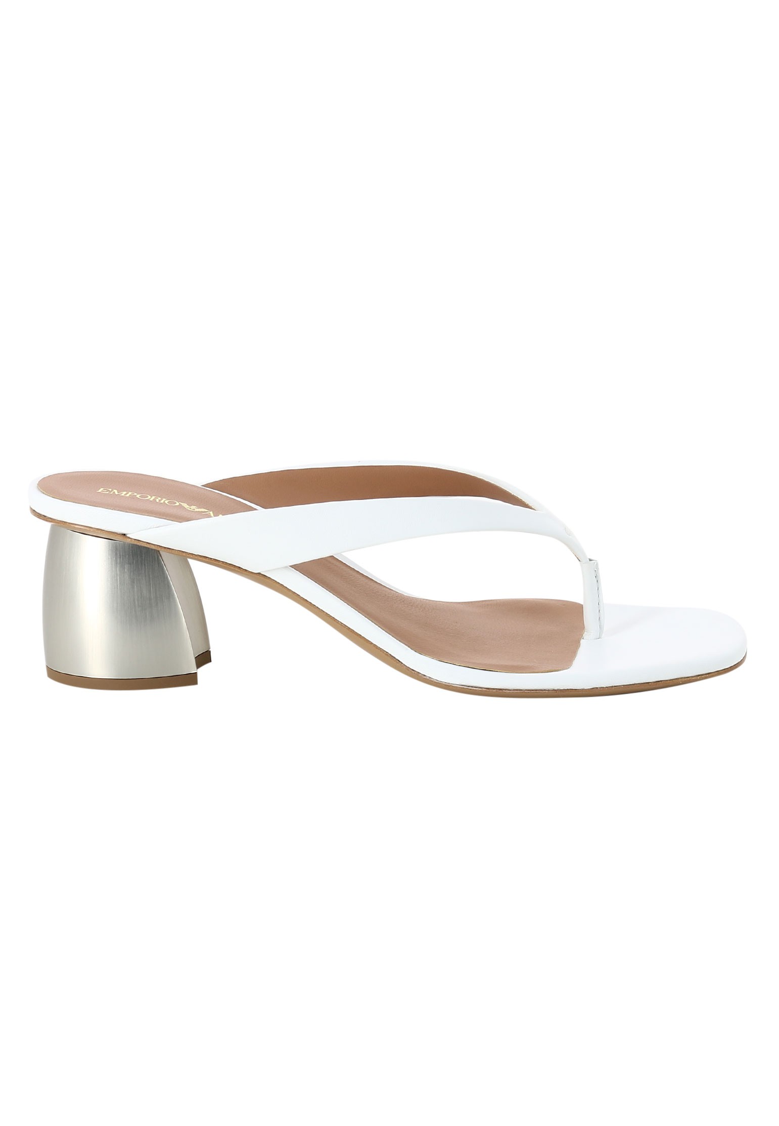 

Мюли женские Emporio Armani 126851 белые 36 EU, Белый, 126851
