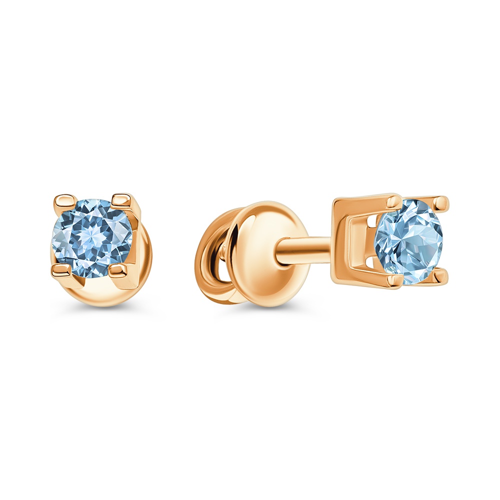 

Серьги из золота 585Gold 202011382, топаз, 202011382