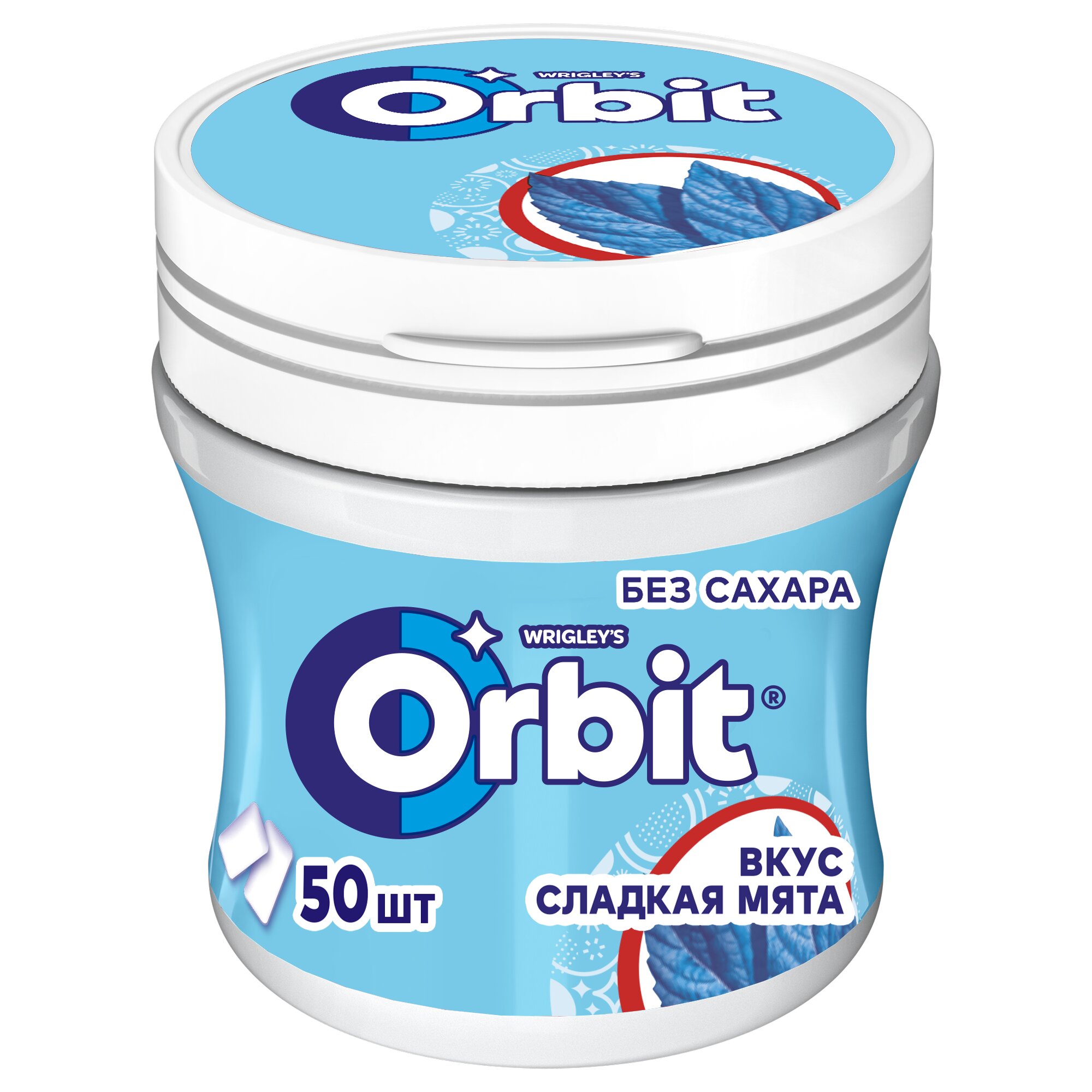 Жевательная резинка Orbit сладкая мята 68 г