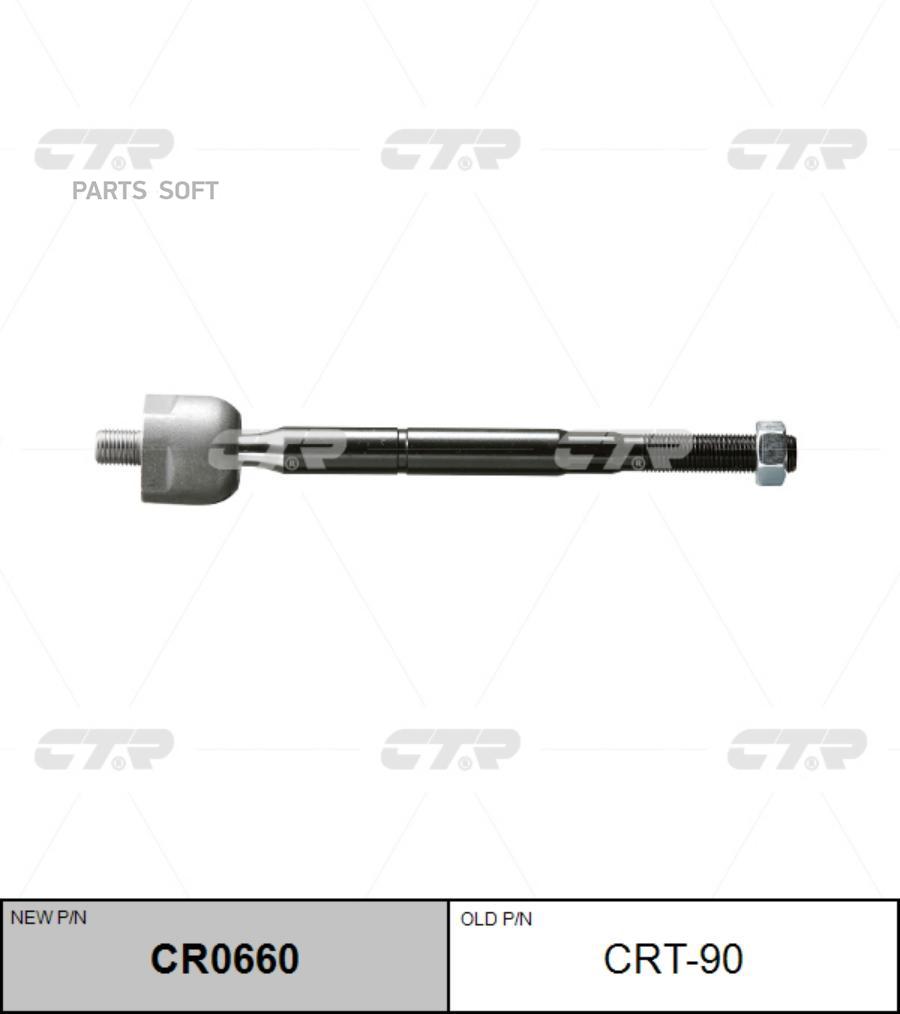 

Тяга Рулевая Srt030 (Новый № Cr0660) CTR арт. CRT90