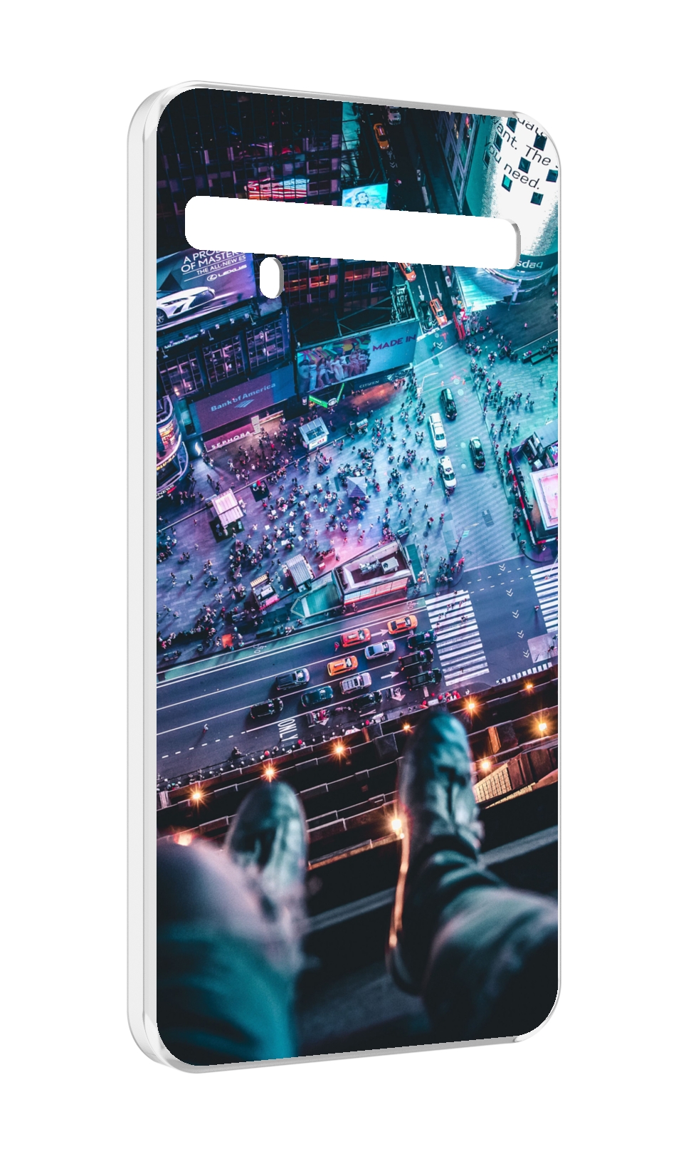 

Чехол MyPads парень на крыше для TCL 10 Pro / TCL 10 + Plus, Прозрачный, Tocco