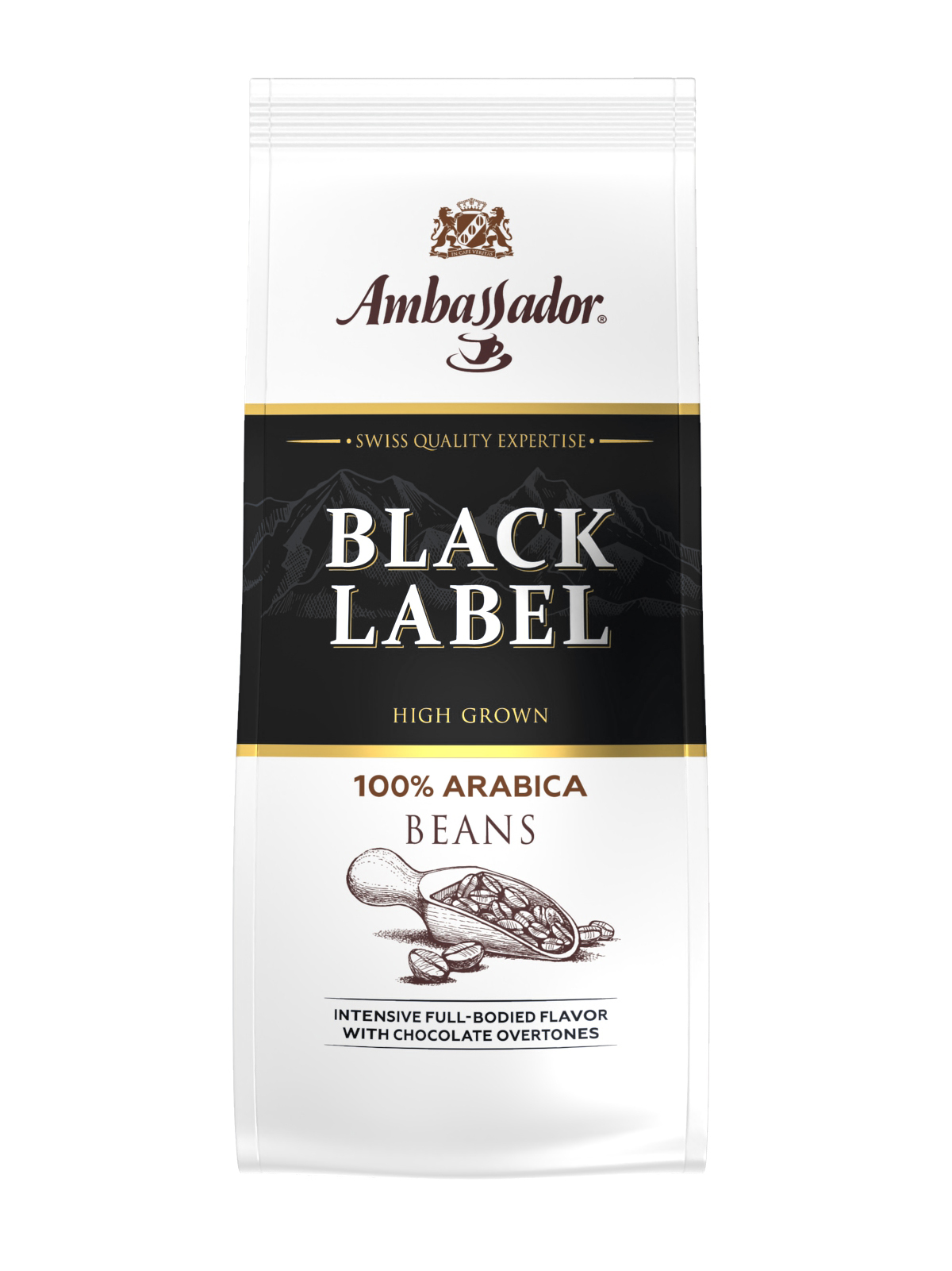 фото Кофе в зернах ambassador black label 200г