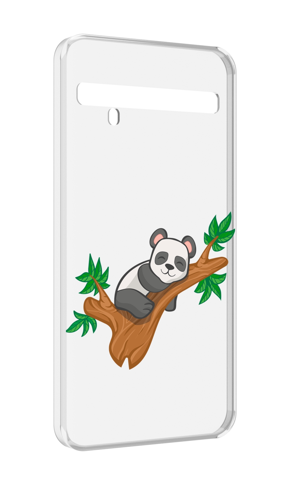 

Чехол MyPads панда-на-деревце для TCL 10 Pro / TCL 10 + Plus, Прозрачный, Tocco