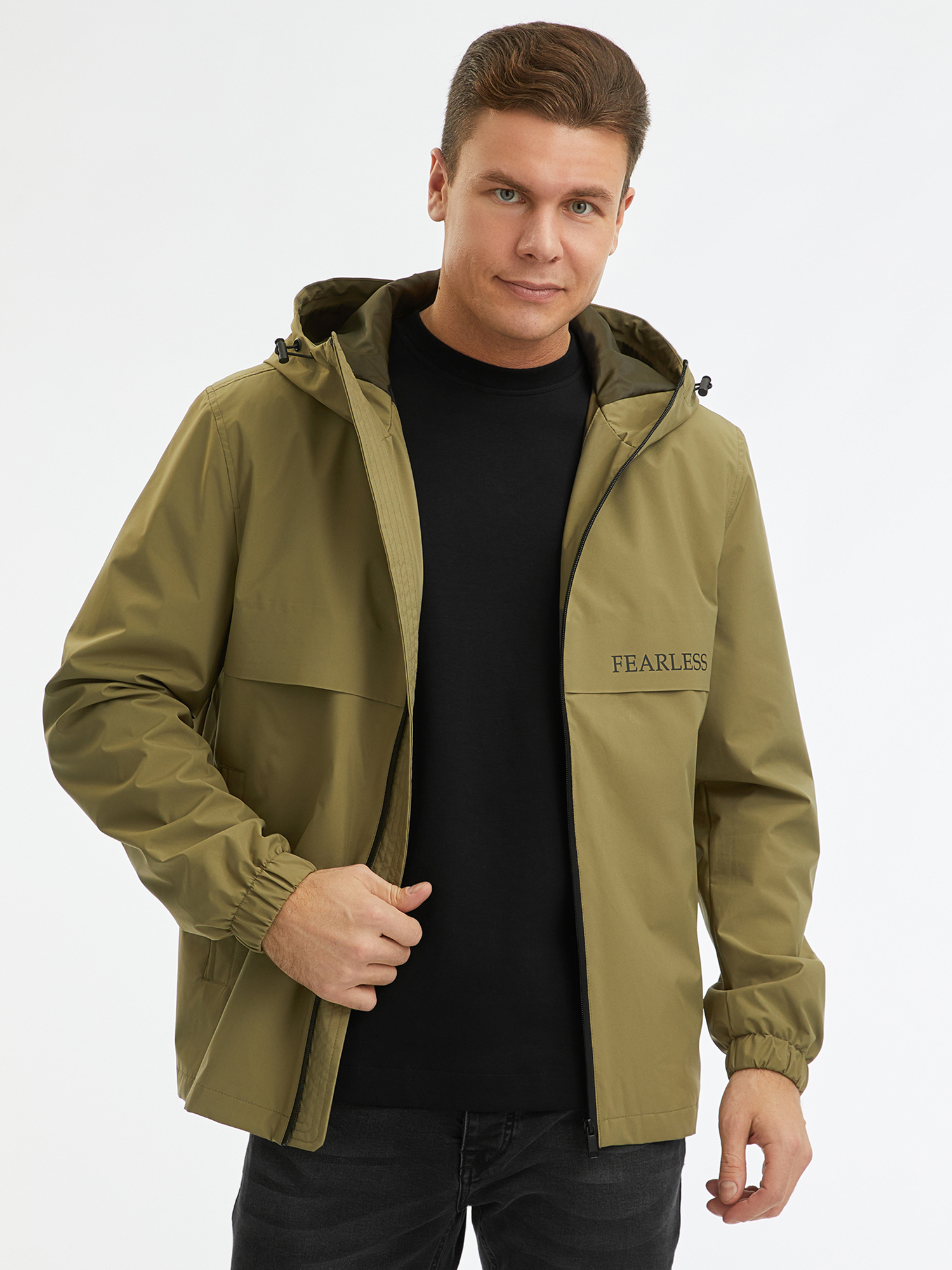 

Ветровка мужская oodji 1L613001M зеленая XL, Зеленый, 1L613001M