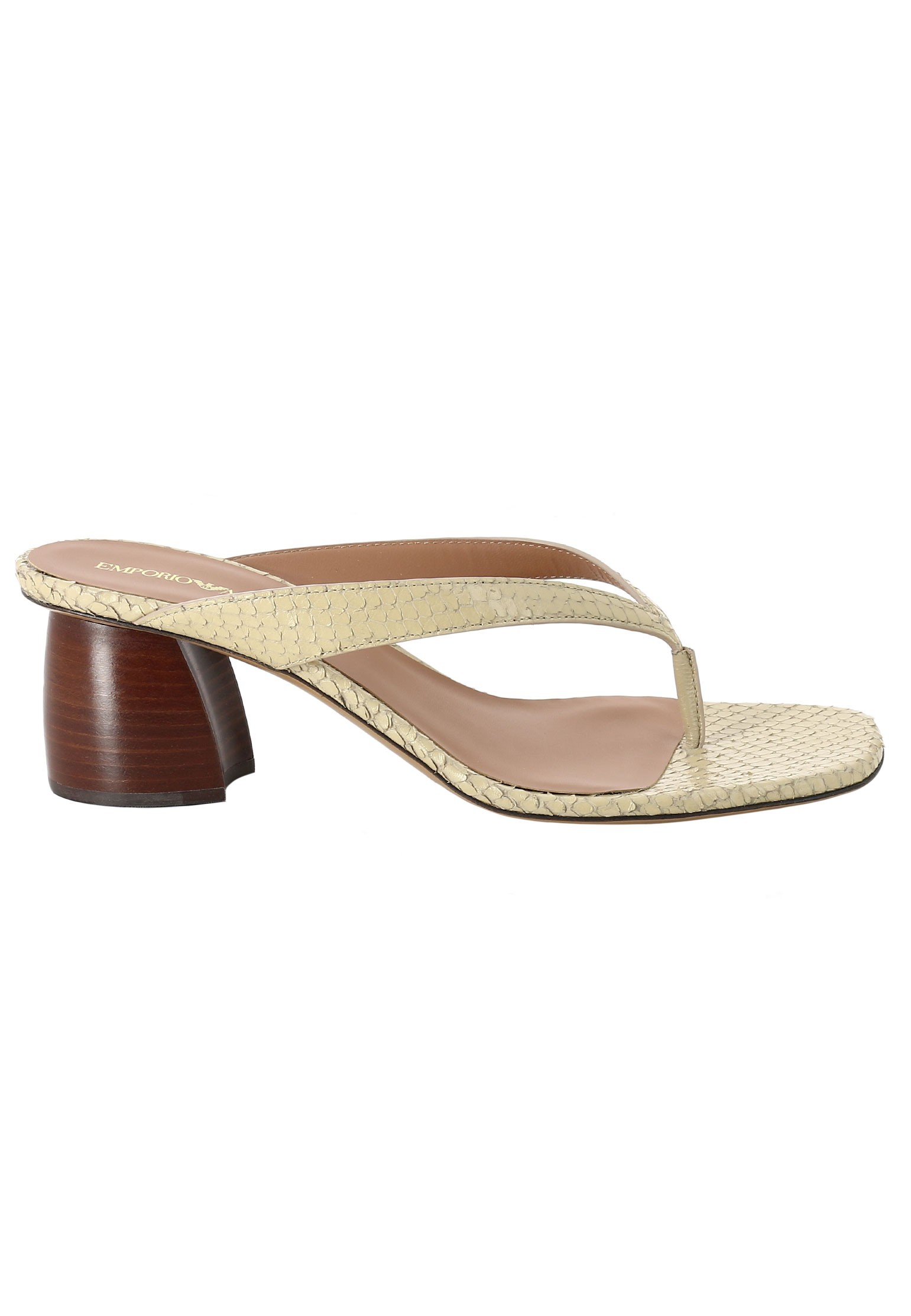 

Мюли женские Emporio Armani 126852 бежевые 36 EU, Бежевый, 126852