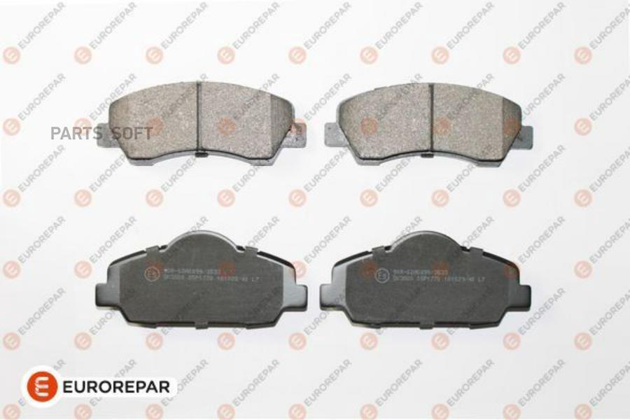 

Тормозные колодки EUROREPAR дисковые 1619790580