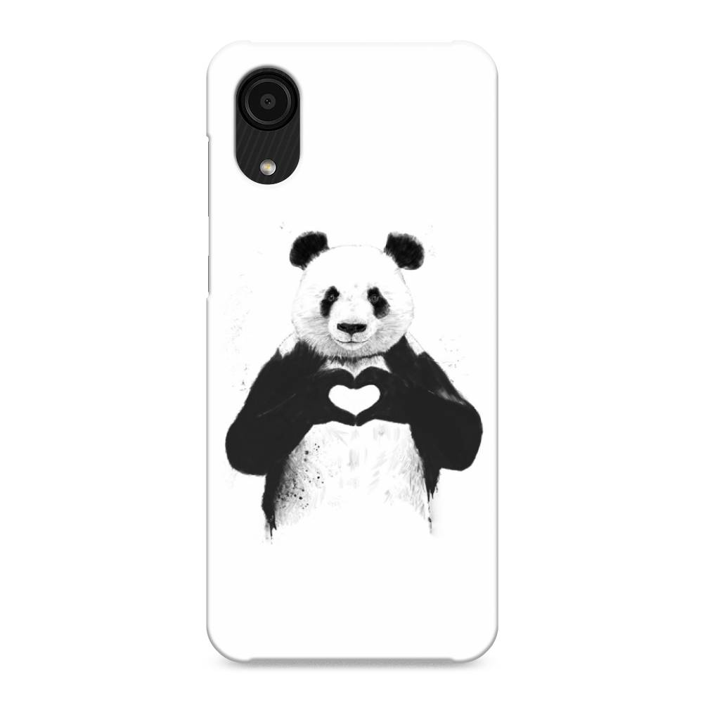 

Пластиковый чехол "Панда love" на Samsung Galaxy A03 Core, 2104720-7