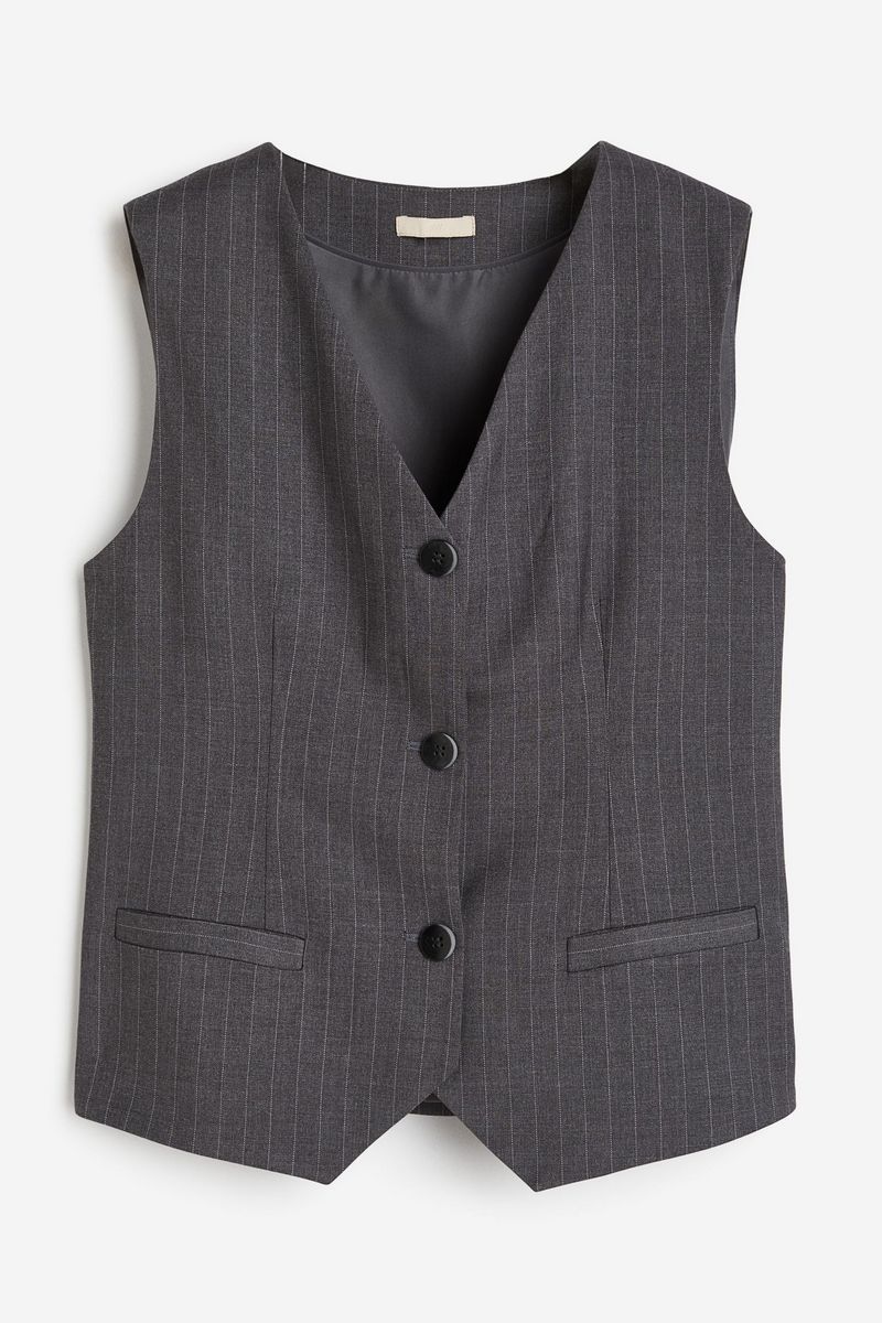 

Жилет женский H&M 1224572 серый M, 1224572