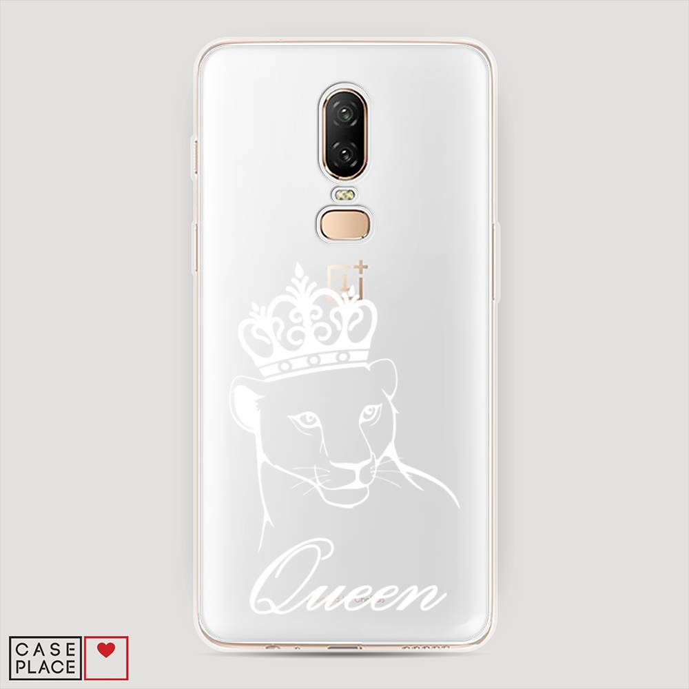 

Чехол Awog на OnePlus 6 / ВанПлас 6 "Львица королева", Бежевый;прозрачный, 150550-7